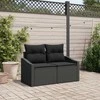 Sodo sofa su pagalve 123 x 62 x 69 cm poliratanas