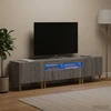 TV staliukas 3 dalių LED televizoriaus spintelė DELFT Pilka Sonoma