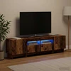 TV staliukas 3 dalių LED televizoriaus spintelė EDE Sendintos medienos