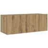 TV staliukas 3 dalių sieninis televizoriaus spintelės komplektas Artisan Oak