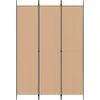 3-panelis kambario skirstytuvas Smėlio 150 x 220 cm Audinys