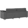 3-Vietis Sofa Tamsiai pilka 220 cm audinys