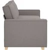 3-Vietis Sofa Taupe 220 cm audinys