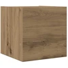 TV staliukas 4 dalių sieninis televizoriaus spintelės komplektas Artisan Oak