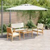 Sodo Sofų Rinkinys 4 pcs Ruda 120 x 65,5 x 79 cm