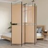 4-skydelis kambario skirstytuvas Smėlio 200 x 200 cm Audinys