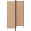 4-skydelis kambario skirstytuvas Smėlio 200 x 180 cm Audinys