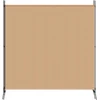 4-skydelis kambario skirstytuvas Smėlio 525 x 180 cm Audinys