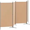 4-skydelis kambario skirstytuvas Smėlio 346 x 180 cm Audinys