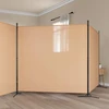 4-skydelis kambario skirstytuvas Smėlio 698 x 180 cm Audinys