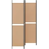 4-skydelis kambario skirstytuvas Smėlio 200 x 200 cm Audinys