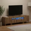TV staliukas 5 dalių LED televizoriaus stovas Artisano ąžuolo