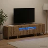 5 dalių LED televizoriaus stovas Artisano ąžuolo