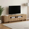 TV staliukas 5 dalių LED televizoriaus stovas Artisano ąžuolo
