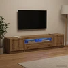 TV staliukas 5 dalių LED televizoriaus stovas UTRECHT 3 vnt. Artisano ąžuolo