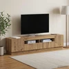 TV staliukas 5 dalių LED televizoriaus stovas Artisano ąžuolo