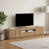 TV staliukas 5 dalių LED televizoriaus stovas Artisano ąžuolo