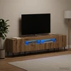 TV staliukas 5 dalių LED televizoriaus stovas Artisano ąžuolo