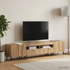 TV staliukas 5 dalių LED televizoriaus stovas Artisano ąžuolo