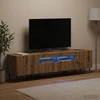 TV staliukas 5 dalių LED televizoriaus stovas Artisano ąžuolo