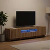 TV staliukas 5 dalių LED televizoriaus stovas Artisano ąžuolo