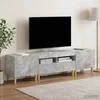TV staliukas 3 dalių LED televizoriaus spintelė ARNHEM 3 vnt. Betono pilka