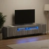 TV staliukas 5 dalių LED televizoriaus stovas Pilka Sonoma Apdirbta mediena