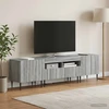 TV staliukas 5 dalių LED televizoriaus stovas Pilka Sonoma Apdirbta mediena