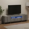 TV staliukas 5 dalių LED televizoriaus stovas Pilka Sonoma Apdirbta mediena