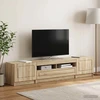 TV staliukas 5 dalių LED televizoriaus stovas UTRECHT 3 vnt. Sonoma ąžuolas
