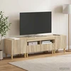 TV staliukas 3 dalių LED televizoriaus spintelė ARNHEM 3 vnt. Sonoma ąžuolas