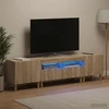 TV staliukas 3 dalių LED televizoriaus spintelė ARNHEM 3 vnt. Sonoma ąžuolas