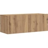 TV staliukas 7 dalių sieninis televizoriaus spintelės komplektas Artisan Oak