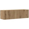 TV staliukas 8 dalių sieninis televizoriaus spintelės komplektas Artisan Oak