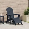 Adirondack kėdė Jūrinė mėlyna 82 x 74 x 92 cm HDPE