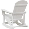 Adirondack supama kėdė Balta HDPE