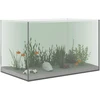 Akvariumas su saugykla Skaidrus 50 x 30 x 30 cm Stiklas