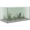 Akvariumas su saugykla Skaidrus 60 x 30 x 30 cm Stiklas