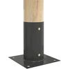 Apvalus žemės inkaras 12 vnt. Antracito 15 x 15 x 15 cm Metalas