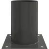 Apvalus žemės inkaras 12 vnt. Antracito 15 x 15 x 15 cm Metalas