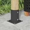 Apvalus žemės inkaras 12 vnt. Antracito 15 x 15 x 15 cm Metalas