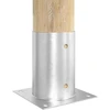 Apvalus žemės inkaras 12 vnt. Sidabrinė 15 x 15 x 15 cm Metalas