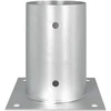Apvalus žemės inkaras 12 vnt. Sidabrinė 15 x 15 x 15 cm Metalas