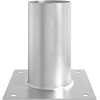 Apvalus žemės inkaras 12 vnt. Sidabrinė 15 x 15 x 15 cm Metalas