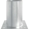 Apvalus žemės inkaras 4 vnt. Sidabrinė 15 x 15 x 15 cm Metalas
