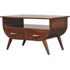 Artisan Furniture Agra mango medienos kavos staliukas, kaštono atspalvio
