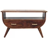 Artisan Furniture Agra mango medienos kavos staliukas, kaštono atspalvio
