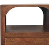 Artisan Furniture Arc-Line mango medienos naktinis staliukas