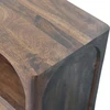 Artisan Furniture Arc-Line mango medienos naktinis staliukas