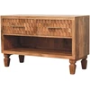 Artisan Furniture Arno Shoe Storage mango medienos batų spintelė, tikmedžio atspalvio